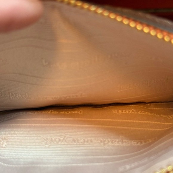 NWT Kate Spade Long Continental Zip Around Leather Wallet Taylor Autumn Oak - Picture 5 of 13